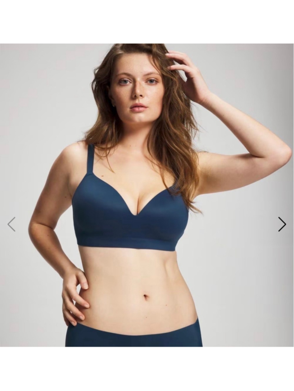 Women's Soma Enbliss Wireless Bra 36D Blue